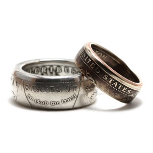 One Dollar Coin Rings