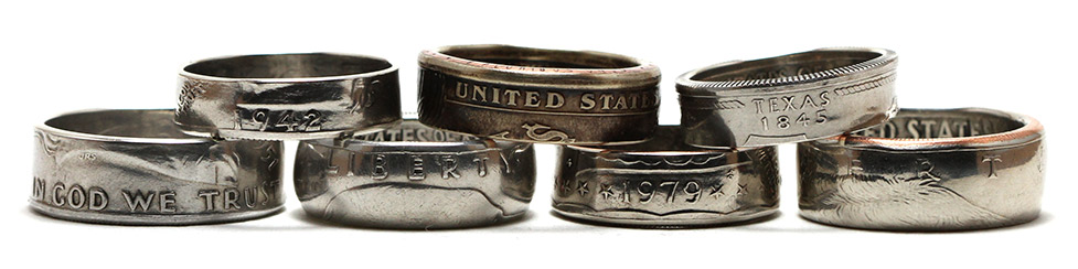 United States Coin Rings